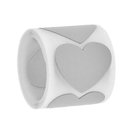 DOITOOL 1 Roll Reflective Heart Pattern Iron Heat Transfer Vinyl Film for Clothes Durable Material Easy Application with Household Iron Heat Press Machine Versatile Decorative Tape for