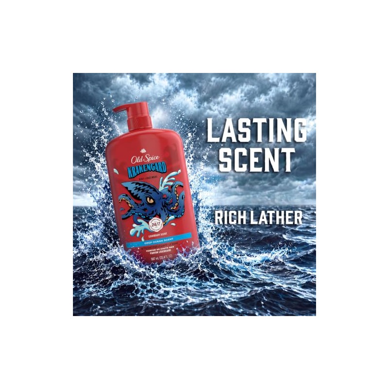 Old Spice Body Wash Krakengard 30 Fl Oz (Pack of