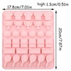 YIMINGMOLD 32 Cavity Tennis Theme Silicone Candy Molds Tennis Racket