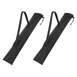 BTtime Trekking Pole Storage Bag 2-Piece Set Walking Pole Bag Walking Trekking Pole Stick Cover with Squeeze Strap and String Lightweight Portable Simple Walk Climbing Trekking Outdoor (27.5×4.5