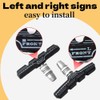 ZDL V-brake pads, 2 pairs of bicycle brake shoes, bicycle