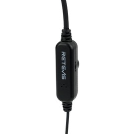 Retevis Walkie Talkie Earpiece, 2 Pin G-type Headset with Coil Compatible with RT24 RT28 RT22 RT622 RT27 RT617 RT618 RT619 BaoFeng BF-888S BF-88E, 2 Way Radio Volume Adjust Knob(2 pcs)