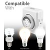 Fosmon Light Timers for Electrical Outlet Timer, 24 Hour Plug-in