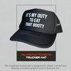 All Trucker Black Hats, Black, Medium-X-Large