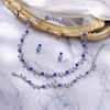 Clearine Wedding Jewellery Set for Women Bride, Beautiful Impressive Crystal