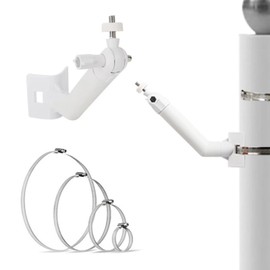 2-in-1 Security Camera and Solar Panel Pole Mount for Ring, Eufy, Arlo, Wyze Solar Panels and Cams