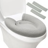 Guojanfon Bathroom Soft Thicker Warmer Stretchable Washable Cloth Toilet Seat