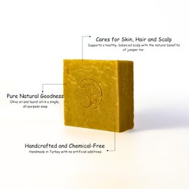 Earth Sabun Handmade Laurel Soap Bar – Natural, Chemical-Free, for Hair & Body – Traditional Recipe with Modern Packaging