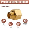 Napredak brass pipe fitting adapter, 1/2 NPT Male to 1/2