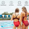 Sporti Girls' Solid Racer Back One-Piece Swimsuit - Bathing Suits