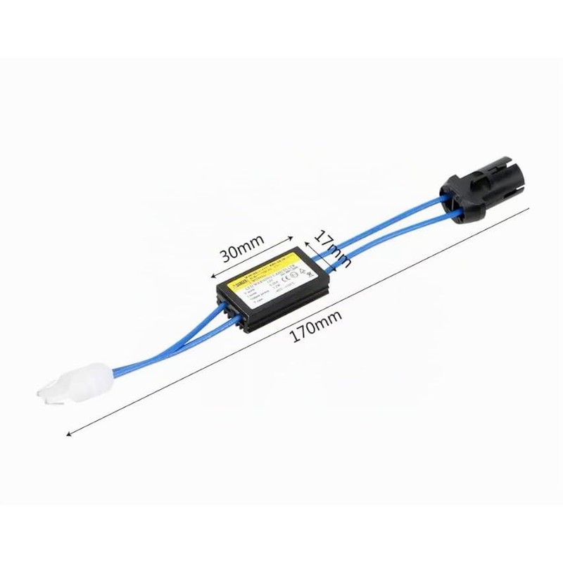 Car Passion 2 x Coppia Resistenze Lampadine Led T10 W5W