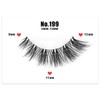 Happy Heartbeat 3D False Eyelashes, Cat Eye, Wispy, Natural Short