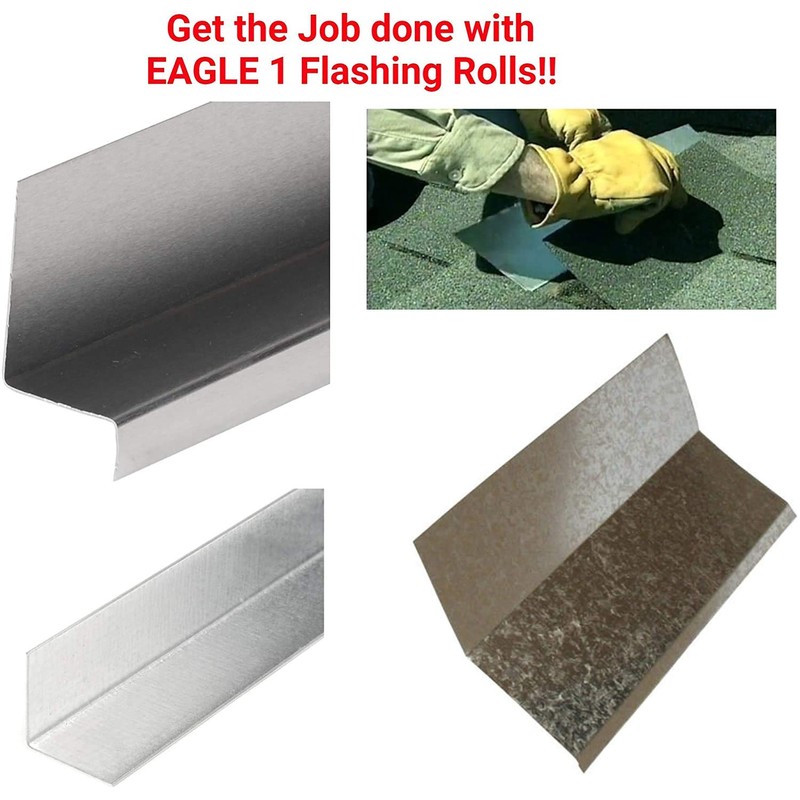 EAGLE 1 - Roll Valley Flashing -Galvanized and Aluminum Metal