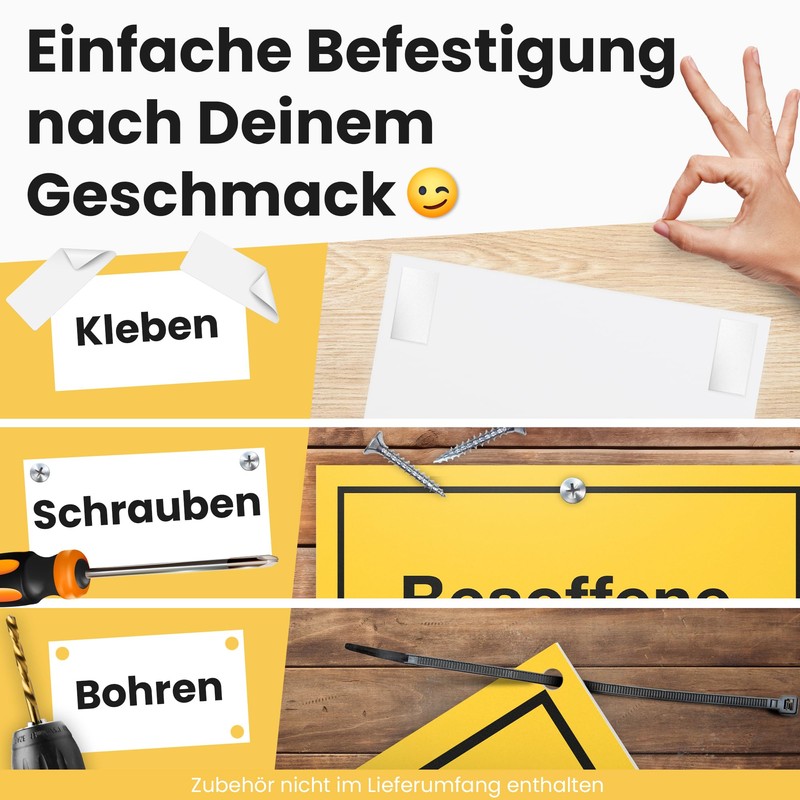 DankeDir! Closed Drunk Society Sign with Saying - Funny Gift