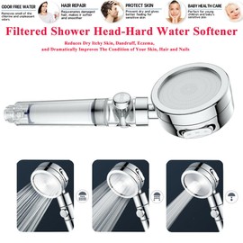 SIMPURE DB2 Shower Head Filter Handheld Filtered Bead Shower Head Filter,3Pcs,fo