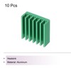 MECCANIXITY 10Pcs 14x14x6mm Heatsink Aluminum Radiator Heat Sink Cooling with