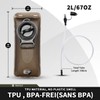 BBAIYULE® Hydration Bladder 2 L, BPA Free, Material Reinforced, Leak-Proof