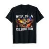 WTF Is A Kilometer Funny George Washington Riding Eagle T-Shirt