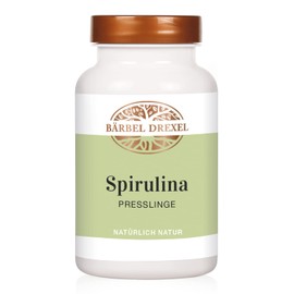 Premium Spirulina Tablets, 100% Natural Pellets without Additives, Vegan (Pack of 300) Vitamins, Mineals, Nutrients, Immune System + Defences, Vitamin B12, Micro Algae, Amino Acids BÄRBEL DREXEL®