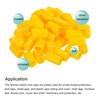 MECCANIXITY 100pcs 3/8 inch(10mm) Rubber End Caps Cover PVC Vinyl