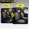 JIAMAOXIN Front Car Seat Covers 2-Piece Set Fit for Toyota