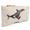 Mr. & Mrs. Panda Orca Make-Up Bag, White, Hand Drawn