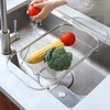 Dish Drying Rack Multipurpose Large Capacity Retractable 304 Stainless Steel