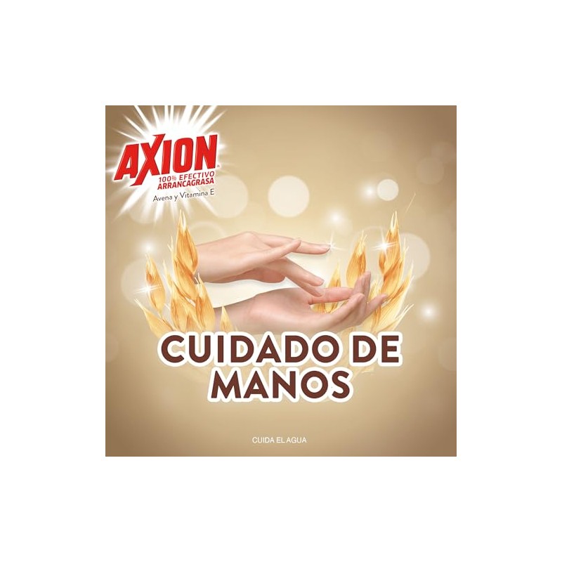 Axion Avena Lavatrastes Líquido Con Vitamina E Suave 640ML