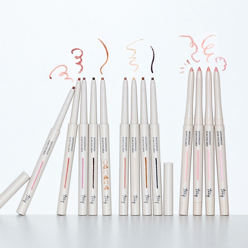 tooq Waterproof Slim Eyeliner Double Set - UNDER TAUPE NUT+BURNT