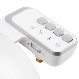 Spalivivre Bidet attachment, bidet attachment for toilet, double nozzles, water pressure, adjustable