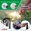 PISAU Ferrocerium Ferro Rod Flint + Blow Tube + case