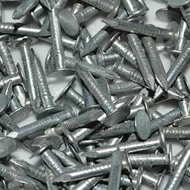 SISI UKÂ® Clout/Felt/ROOF Nails GALVANISED SHED Large Head Sizes 13mm, 15mm & 20mm (15mm) x 50