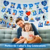 Attimal Father's Day Decorations - 39-Piece Set, Easy-to-Install & Reusable