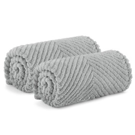 Bedsure 1 Pack 2 Dog Blankets for Small Dogs - 2pcs Washable Soft Fluffy Puppy Blanket with Premium 300GSM Coral Fleece, Cozy Cat Blankets for Indoor Cats, Fuzzy Pet Blanket for Kitten, Light Grey