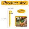 YGCQFH 24pcs Plastic Tent Pegs Durable Spike，Heavy Duty Plastic Tent