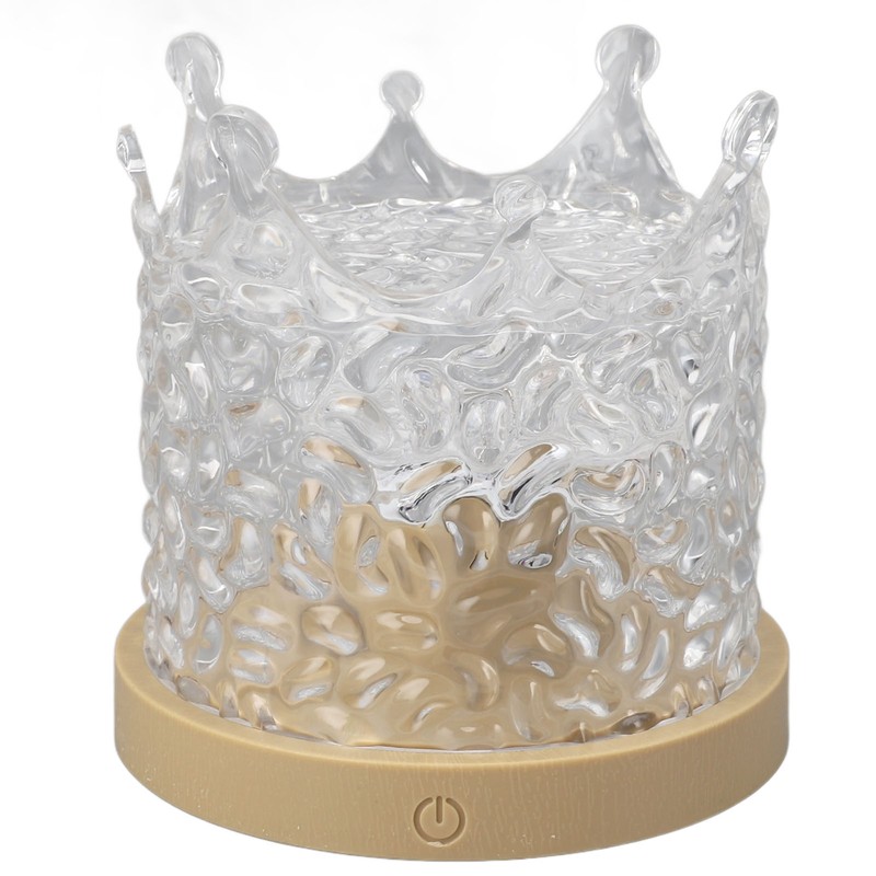 Wave Night Light 3 Colors 1000mAh USB Rechargeable Brightness Adjustable