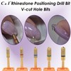 C & I Nail Drill V-Cut Hole Bit for Rhinestone