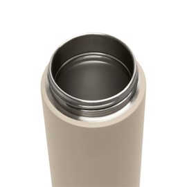 made by Fressko | Move Wide Mouth Insulated Stainless Steel Water Bottle-Oat | with Sip Lid | 22 oz 660ml |BPA-Free | Leak Proof Lid