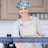 EUYKQNOI 3 Pcs Chef Half Mesh Catering Hats,Hairnets for Kitchen,Unisex