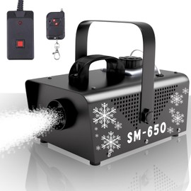 IMONE 650W Snow Machine Christmas,Snow Maker Machine,Artificial Snow Making Machine, Snowflake Maker Machine,Snow Machine Indoor with Remote,Snow Machines for Outdoors Party Parade Picture