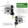 Dalom SRM 230 Carburetor for Echo SRM 230 SRM210 SRM231