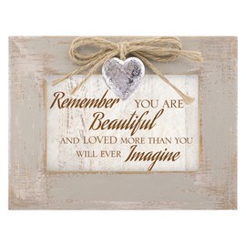 Cottage Garden You are Beautiful and Loved Ivory Distressed Jewelry Music Box Plays You Light Up My Life