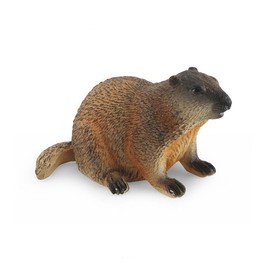 Neko Kamiyama Marmot Animal Figurine Model Miniature Figurine Interior Collector Model (Sitting)