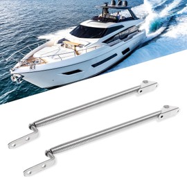 EIMSOAH Boat Hatch Support Spring,2pcs Hatch Support Spring,8-1/4inHatch Lid Support Spring Adjuster 304 Stainless Steel Support Bar for Marine Yacht RV Campers Door Lid