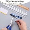 M METERXITY 15 Pack Square Plastic Bar Bars 4mm x