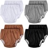 Panitay 8 Pcs Adult Diaper Cover Incontinence Leakproof Plastic Pants