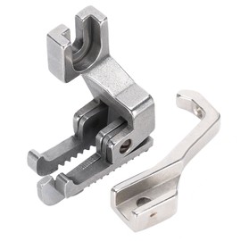 2Pcs Presser Foot with Cutter High Low Synchronous Sewing Machine Accessories 1/8(0.3CM)