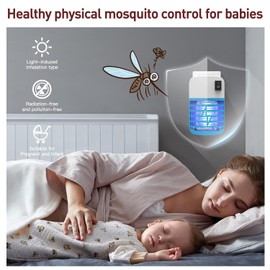 Bug Zapper Indoor, Fly Trap for Indoors, Electronic Mosquitoes Killer Mosquito Zapper with Blue Lights for Living Room, Home, Kitchen, Bedroom, Baby Room, Office(6 Packs)