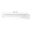 PATIKIL 22cm x 4.5cm Bookmark Ruler 10pcs Snap-in Ruler Page