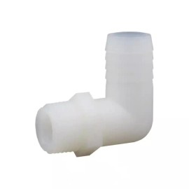 Everbilt 3/4 in. Barb x 1/2 in. MIP 90-Degree Nylon Elbow Adapter Fitting 800299